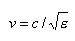 Image of Formula for calculating the electromagnetic wave propagation in the media